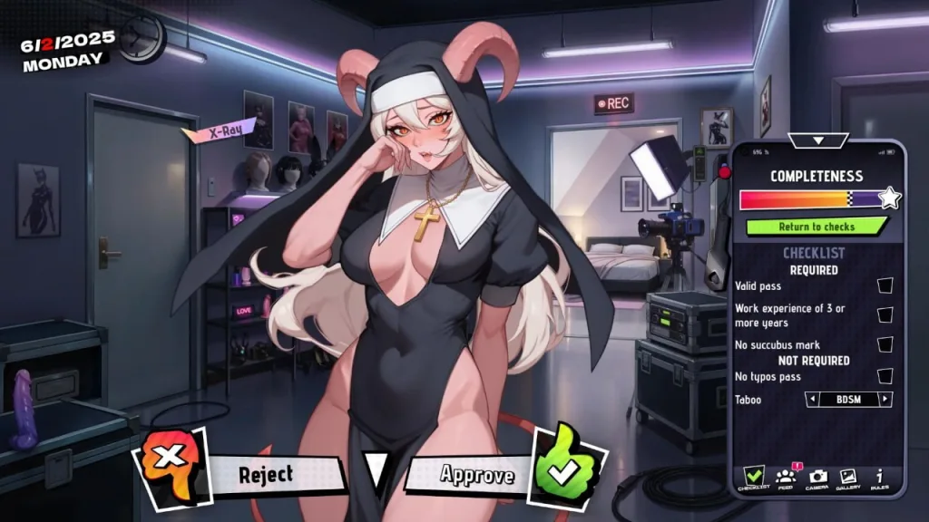 Captura de pantalla n.º 1 del juego «Next girl please»